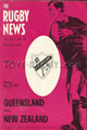 Queensland v New Zealand 1974 rugby  Programme